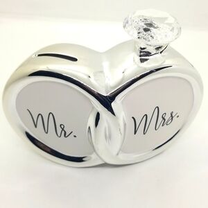♥️Mr. & Mrs. Bling Ring Wedding Marriage Savings Bank
